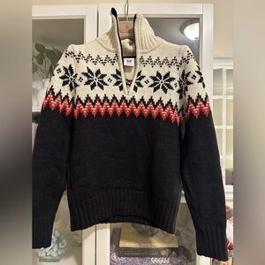 Dale of Norway Black and Cream Sweater